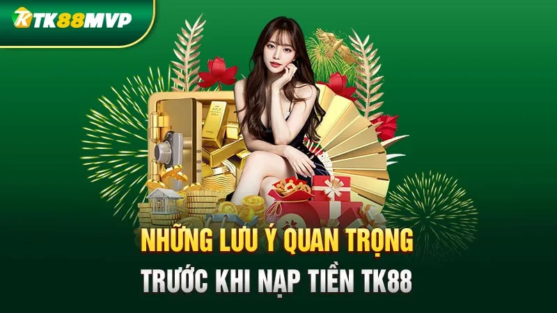 Những lưu ý quan trọng trước khi nạp tiền Tk88