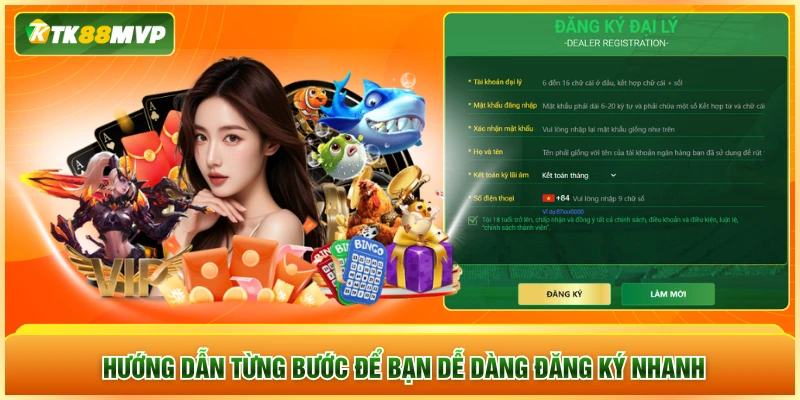 Hướng dẫn từng bước để bạn dễ dàng đăng ký nhanh