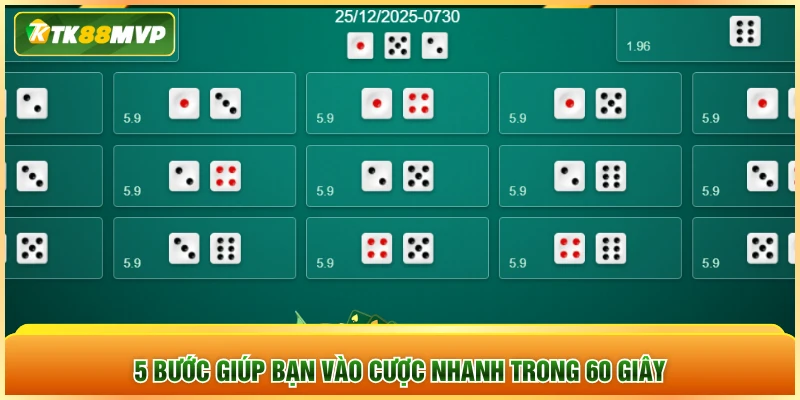 5 bước giúp bạn vào cược nhanh trong 60 giây 5 bước giúp bạn vào cược nhanh trong 60 giây