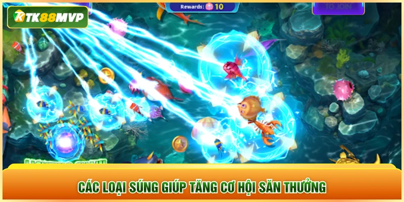 Các loại súng giúp tăng cơ hội săn thưởng Các loại súng giúp tăng cơ hội săn thưởng