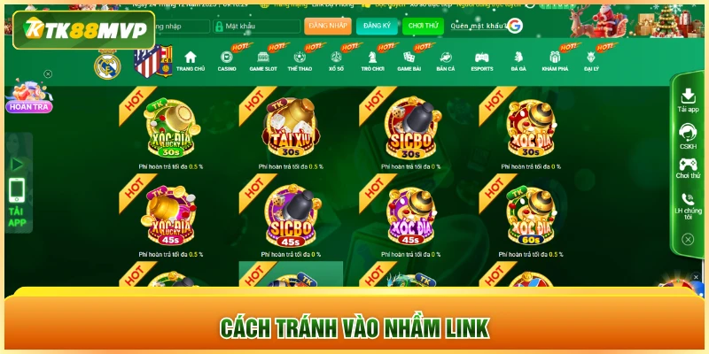 Cách tránh vào nhầm link Cách tránh vào nhầm link