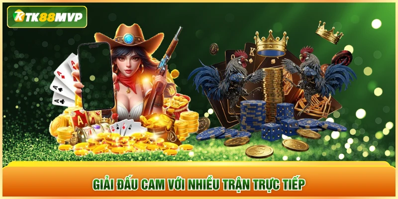 Giải đấu cam với nhiều trận trực tiếp