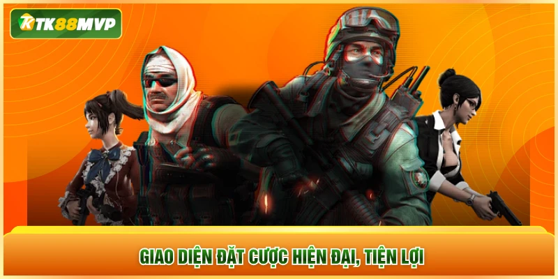 Giao diện đặt cược hiện đại, tiện lợi