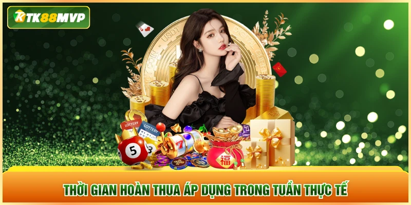 Thời gian hoàn thua áp dụng trong tuần thực tế Thời gian hoàn thua áp dụng trong tuần thực tế